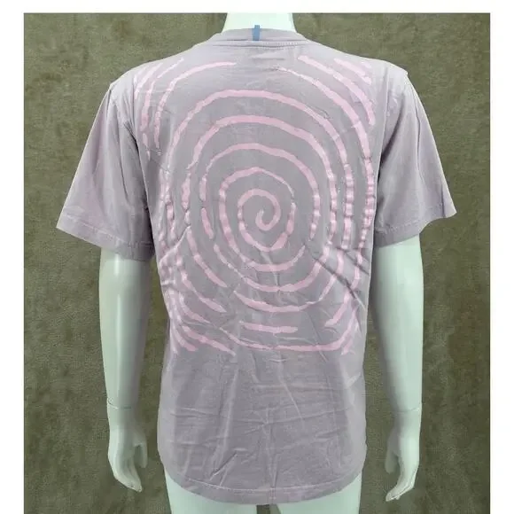 Alexander McQueen Shirt Men Small Grow Up Pale Pink Relaxed Fit Graphic Designer
